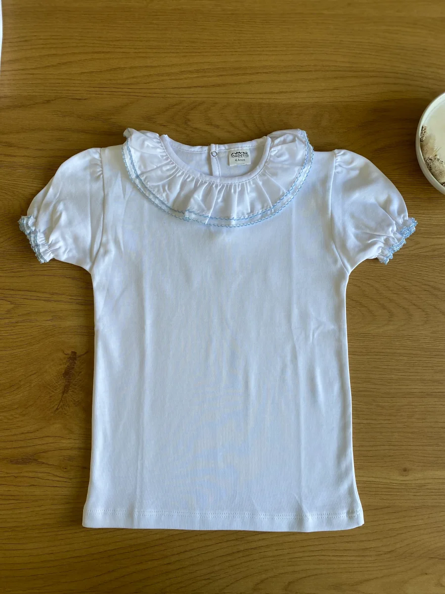 T-shirt manga curta gola - Image 5
