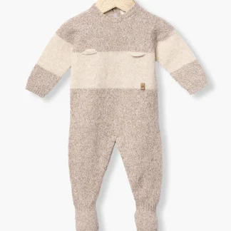 Babygrow Tricotado em Lã Merino para Bebé Wedoble - Bege