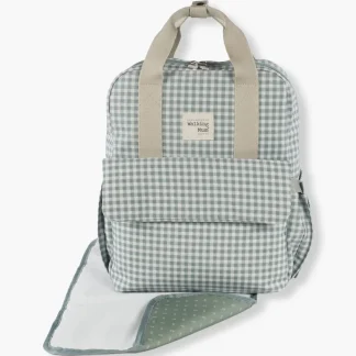 Walking Mum Mochila de Maternidade I Love Vichy Green - Verde