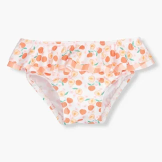 Cueca de Banho Frutas para Bebé Menina - Laranja