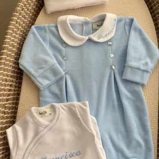 Conjunto 1ª roupinha bordado