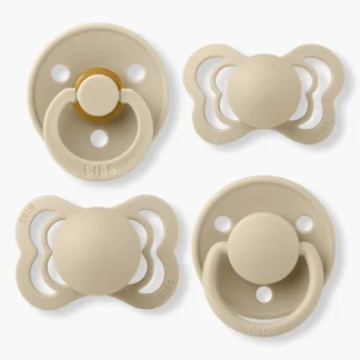 Bibs Try-it 4 Chupetas Vanilla Tetinas Diferentes - Bege