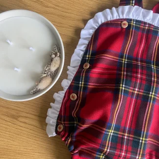 Fofo tartan bebé menina