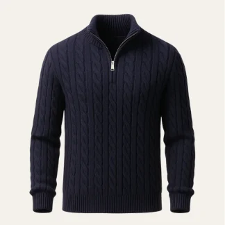 Sero Zip Knit Navy
