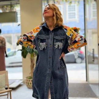 VESTIDO GANGA ESTAMPADO