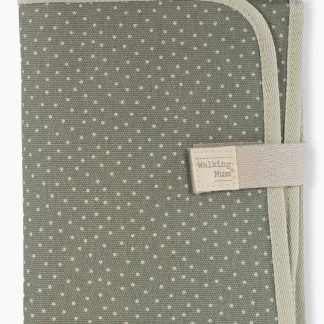 Walking Mum Muda Fraldas Dobrável Polka Dot Poppy Moss