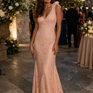 VESTIDO SEREIA ROSA