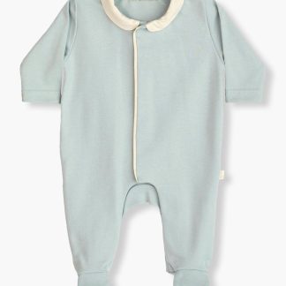 Babygrow em Algodão para Bebé Asas Anjo - Verde Água