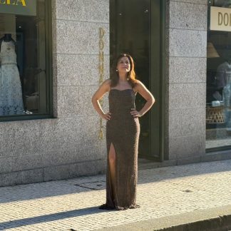 VESTIDO SEREIA PEDRARIA