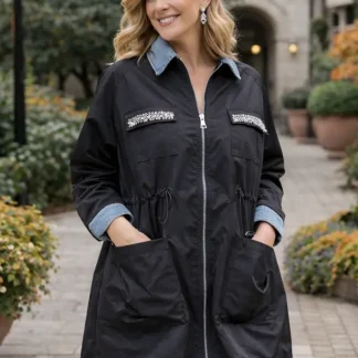 PARKA CURTA OVERSIZE
