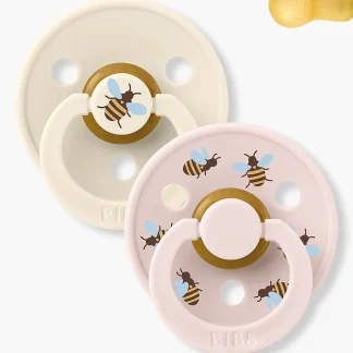 Bibs Studio Colour Bumblebee 2 Chupetas Ivory/Petal Latéx Redonda