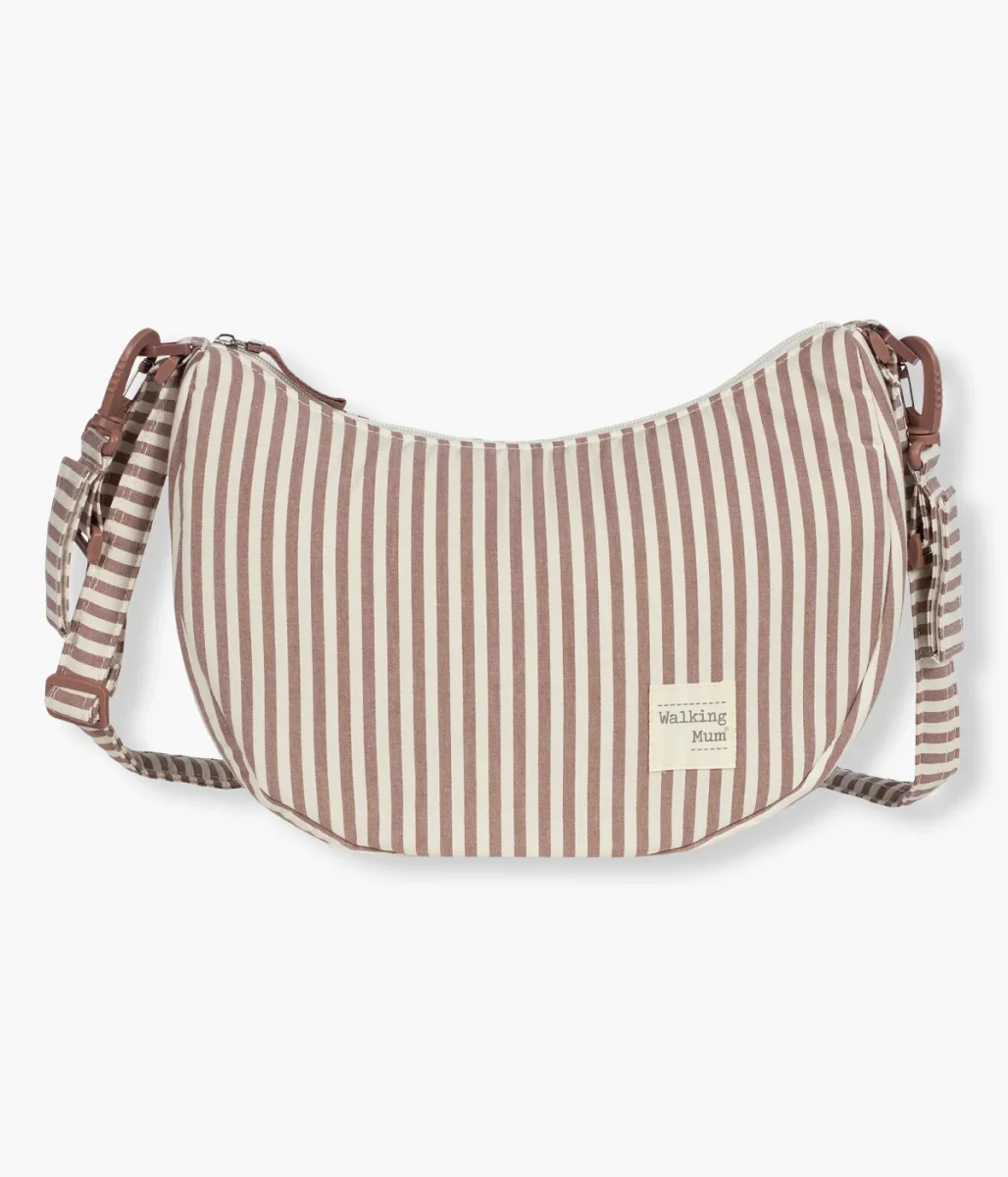 Bolsa de Passeio Gôndola Walking Mum Praliné Strips Moka