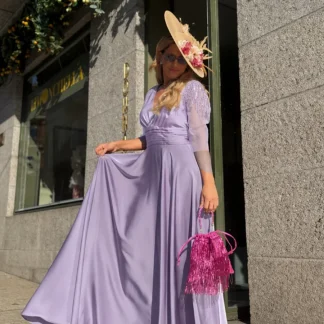 VESTIDO LONGO LAVANDA