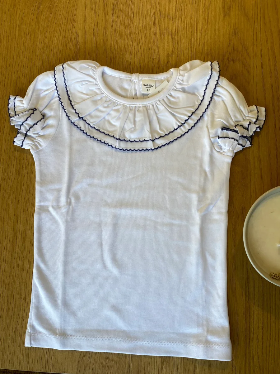 T-shirt manga curta gola - Image 7