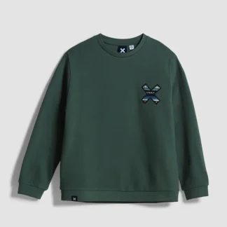 PINE GREEN CLASSIC KIDS CREW