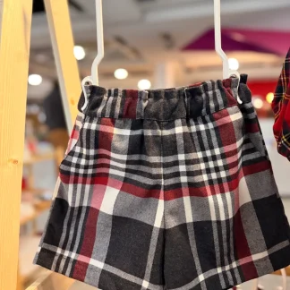 Calções tartan