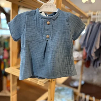 T-shirt musselina orgânica