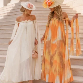 VESTIDO PLISSADO FLUIDO
