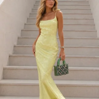 VESTIDO LONGO TEXTURIZADO