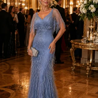 VESTIDO SEREIA COM MANGA