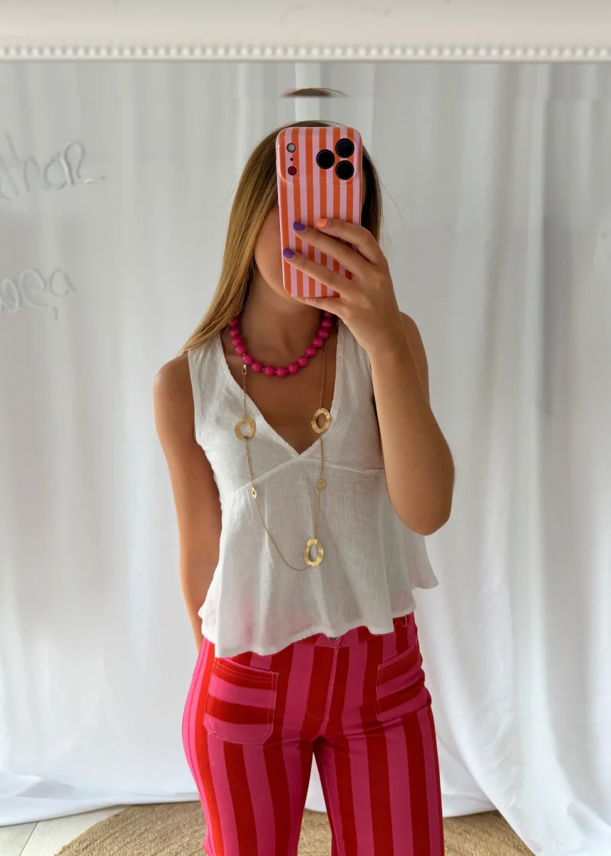 Top com Decote em V - Image 2