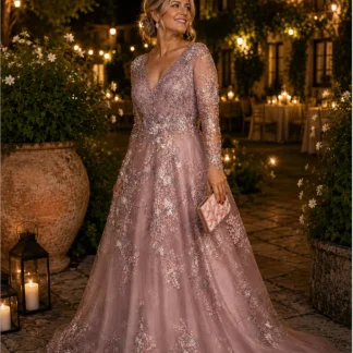 VESTIDO FLORES BORDADAS