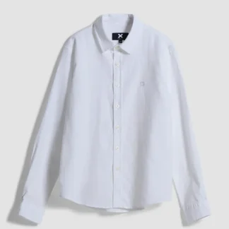 WHITE LINEN KIDS SHIRT