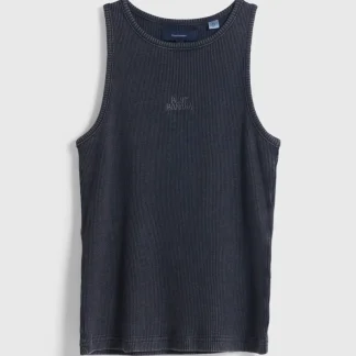ANTHRACITE LOGO WOMAN TANK TOP