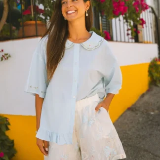Camisa azul