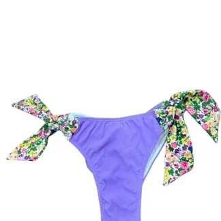 Cueca Biquini Laço Lavanda & Flowers