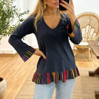 Túnica Lily Blue & Stripes