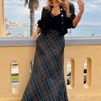 Skirt York Tartan Green Limited Ed