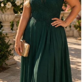 VESTIDO VERDE LONGO