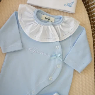 Babygrow algodão com laço