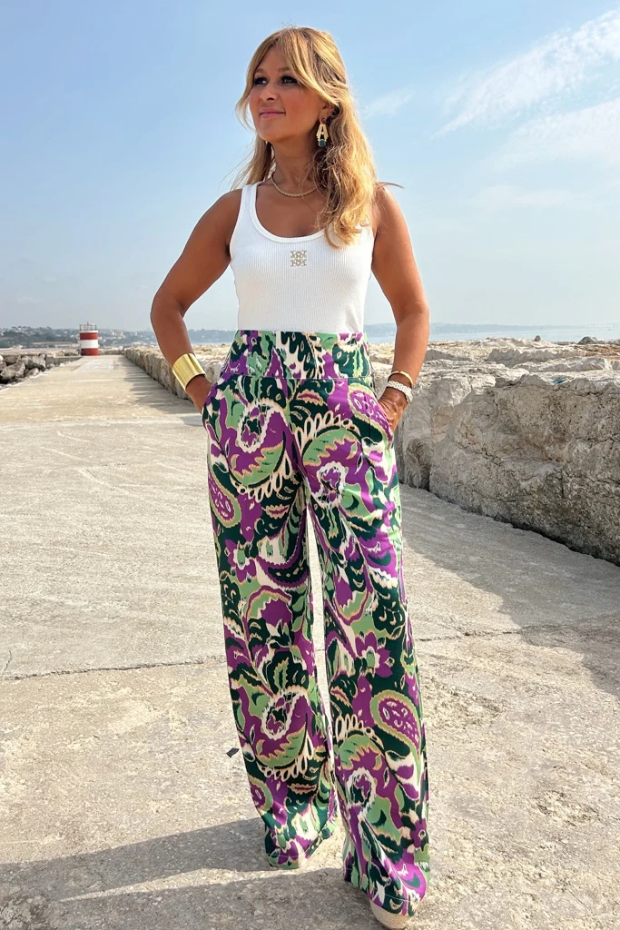 Pants Illetes Paisley Green - Image 2