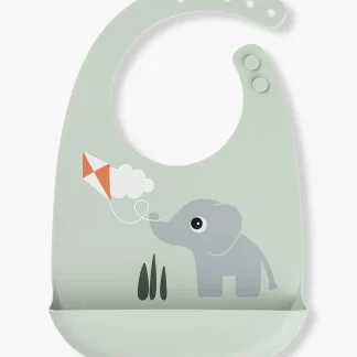 Babete Silicone c/ Bolso Done by Deer Playground - Verde