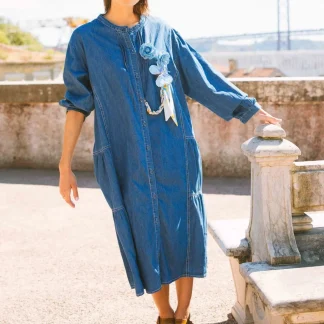 Vestido de ganga